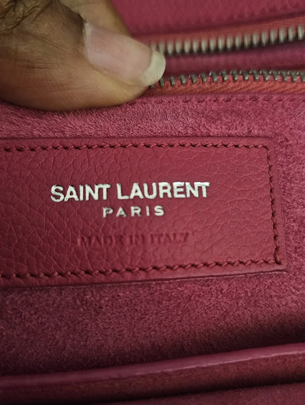 Yves Saint Laurent Two Way Satchel W/ COA